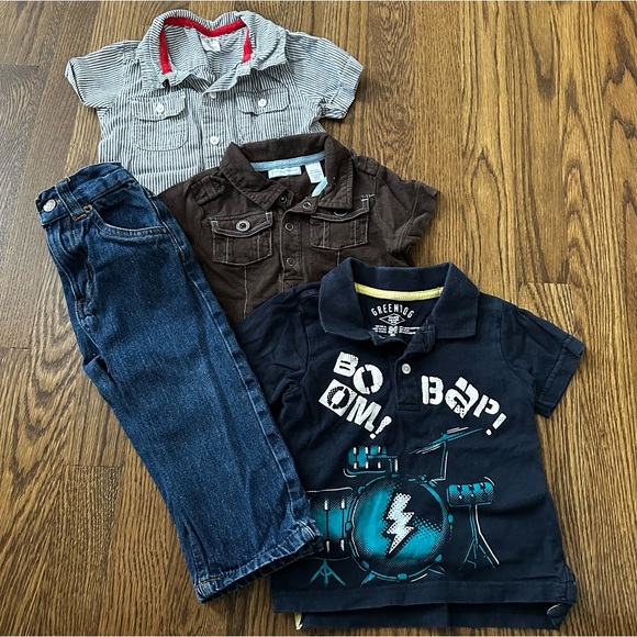 Carter's Other - Toddler boy bundle - polos, button down, and jeans - size 24M